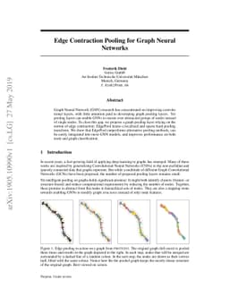 Edge Contraction Pooling for Graph Neural Networks
