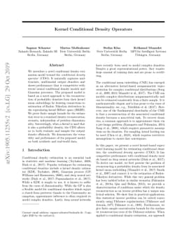 Kernel Conditional Density Operators