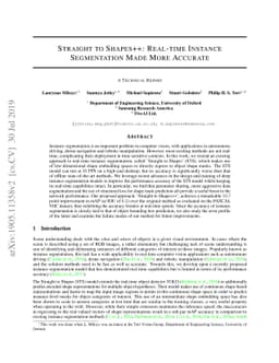 Straight to Shapes++: Real-time Instance Segmentation Made More Accurate