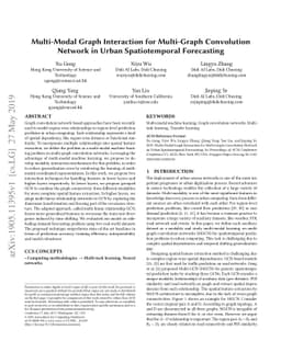 Multi-Modal Graph Interaction for Multi-Graph Convolution Network in
  Urban Spatiotemporal Forecasting