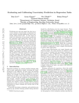 Evaluating and Calibrating Uncertainty Prediction in Regression Tasks