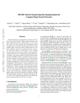 OICSR: Out-In-Channel Sparsity Regularization for Compact Deep Neural
  Networks