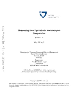 Harnessing Slow Dynamics in Neuromorphic Computation