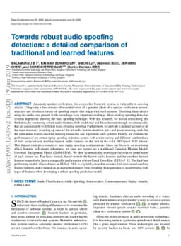 Towards robust audio spoofing detection: a detailed comparison of
  traditional and learned features