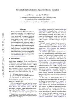 Towards better substitution-based word sense induction