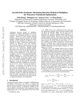 Zeroth-Order Stochastic Alternating Direction Method of Multipliers for
  Nonconvex Nonsmooth Optimization
