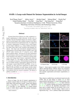 iSAID: A Large-scale Dataset for Instance Segmentation in Aerial Images