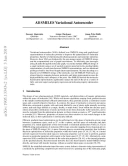 All SMILES Variational Autoencoder