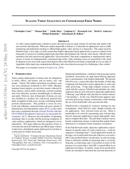 Scaling Video Analytics on Constrained Edge Nodes