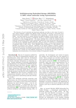 Self-Referencing Embedded Strings (SELFIES): A 100% robust molecular
  string representation