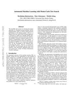 Automated Machine Learning with Monte-Carlo Tree Search