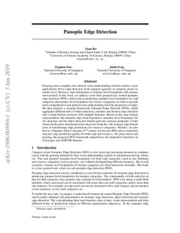 Panoptic Edge Detection