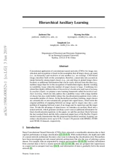Hierarchical Auxiliary Learning