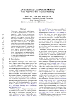 A Cross-Sentence Latent Variable Model for Semi-Supervised Text Sequence
  Matching