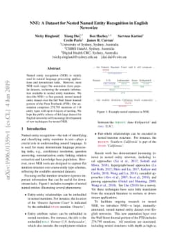 NNE: A Dataset for Nested Named Entity Recognition in English Newswire