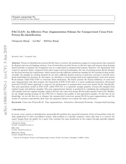 PAC-GAN: An Effective Pose Augmentation Scheme for Unsupervised
  Cross-View Person Re-identification