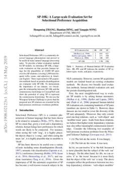 SP-10K: A Large-scale Evaluation Set for Selectional Preference
  Acquisition
