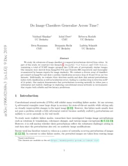 Do Image Classifiers Generalize Across Time?