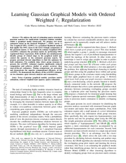 Learning Gaussian Graphical Models with Ordered Weighted L1
  Regularization