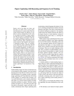 Figure Captioning with Reasoning and Sequence-Level Training