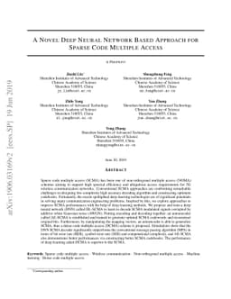 A Novel Deep Neural Network Based Approach for Sparse Code Multiple
  Access