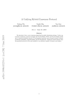 A Unifying Hybrid Consensus Protocol