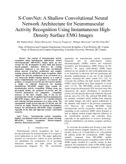 S-ConvNet: A Shallow Convolutional Neural Network Architecture for
  Neuromuscular Activity Recognition Using Instantaneous High-Density Surface
  EMG Images