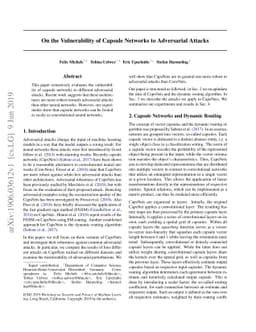 On the Vulnerability of Capsule Networks to Adversarial Attacks