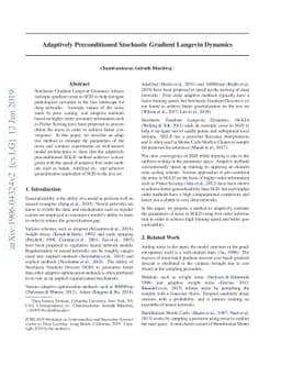 Adaptively Preconditioned Stochastic Gradient Langevin Dynamics