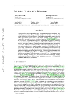 Parallel Scheduled Sampling