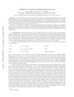 ANODEV2: A Coupled Neural ODE Evolution Framework