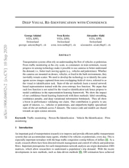 Deep Visual Re-Identification with Confidence