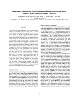 DeepSquare: Boosting the Learning Power of Deep Convolutional Neural
  Networks with Elementwise Square Operators