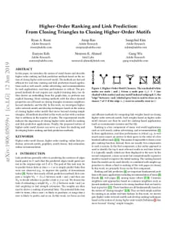 Higher-Order Ranking and Link Prediction: From Closing Triangles to
  Closing Higher-Order Motifs