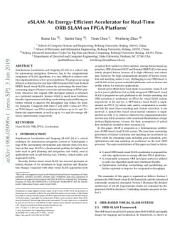 eSLAM: An Energy-Efficient Accelerator for Real-Time ORB-SLAM on FPGA
  Platform