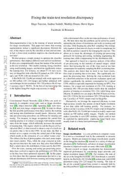 Fixing the train-test resolution discrepancy