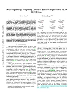 DeepTemporalSeg: Temporally Consistent Semantic Segmentation of 3D LiDAR
  Scans