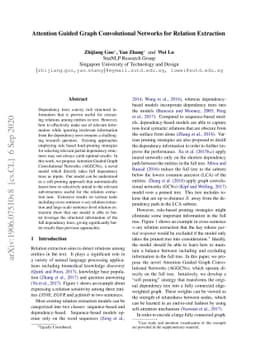 Attention Guided Graph Convolutional Networks for Relation Extraction
