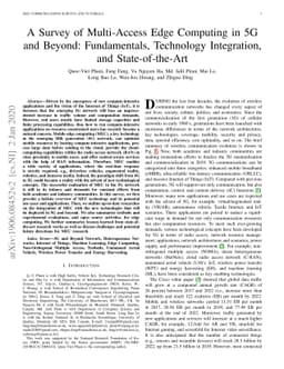 A Survey of Multi-Access Edge Computing in 5G and Beyond: Fundamentals,
  Technology Integration, and State-of-the-Art