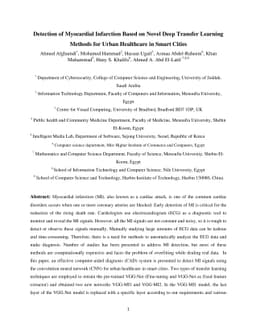 Detection of Myocardial Infarction Based on Novel Deep Transfer Learning
  Methods for Urban Healthcare in Smart Cities