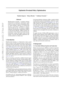 Optimistic Proximal Policy Optimization