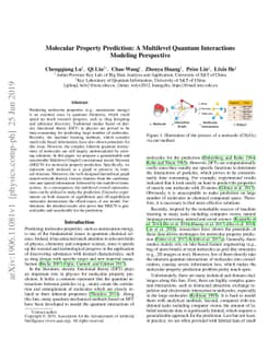 Molecular Property Prediction: A Multilevel Quantum Interactions
  Modeling Perspective