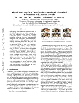 Open-Ended Long-Form Video Question Answering via Hierarchical
  Convolutional Self-Attention Networks