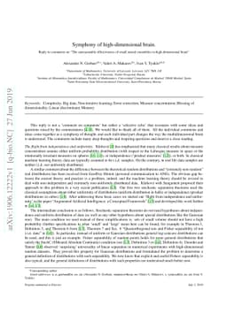 Symphony of high-dimensional brain