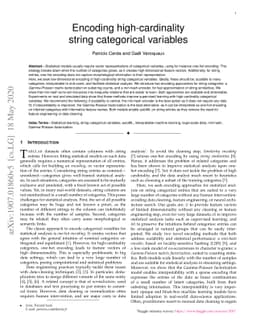 Encoding high-cardinality string categorical variables