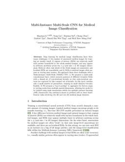 Multi-Instance Multi-Scale CNN for Medical Image Classification