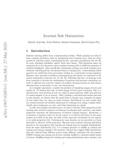Invariant Risk Minimization