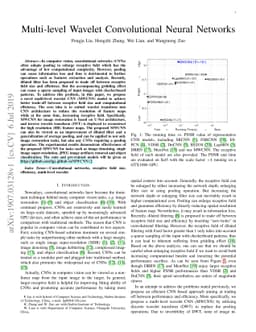 Multi-level Wavelet Convolutional Neural Networks