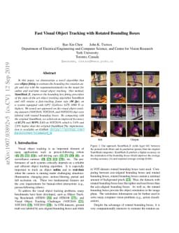 Fast Visual Object Tracking with Rotated Bounding Boxes