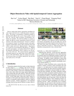Object Detection in Video with Spatial-temporal Context Aggregation
